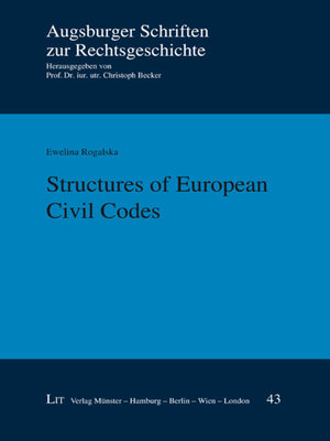 cover image of Structures of European Civil Codes